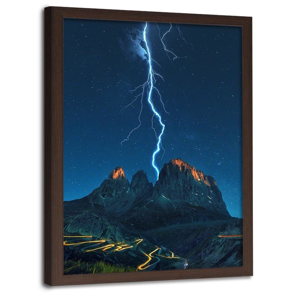 Glezna brūnā rāmī - Lightning Home Trends DECO