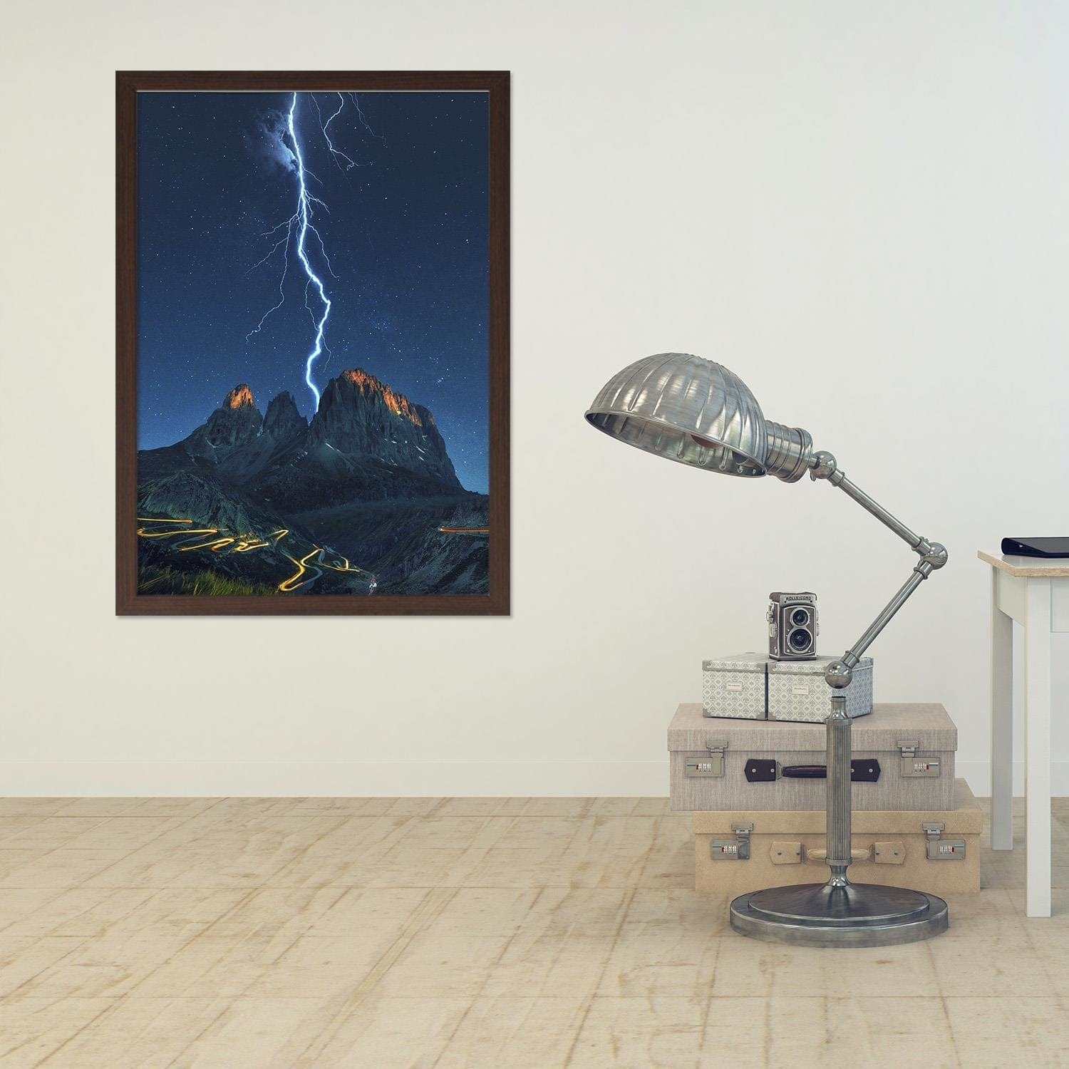 Glezna brūnā rāmī - Lightning Home Trends DECO