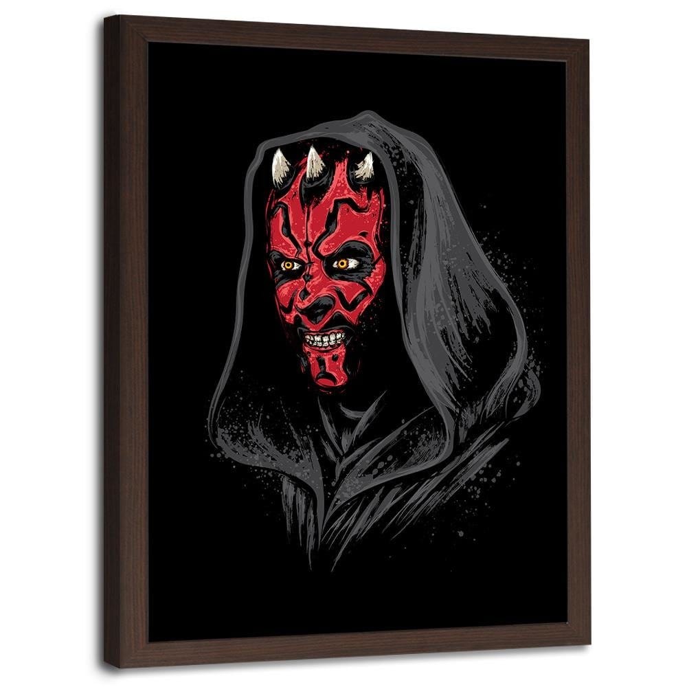 Glezna brūnā rāmī - Lord Assassin Red Home Trends DECO