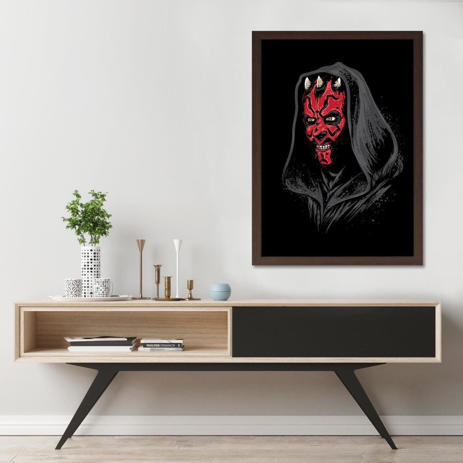 Glezna brūnā rāmī - Lord Assassin Red Home Trends DECO