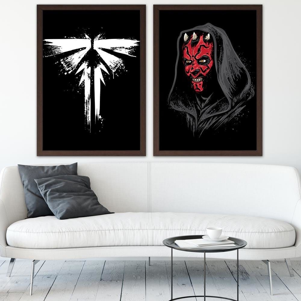 Glezna brūnā rāmī - Lord Assassin Red Home Trends DECO