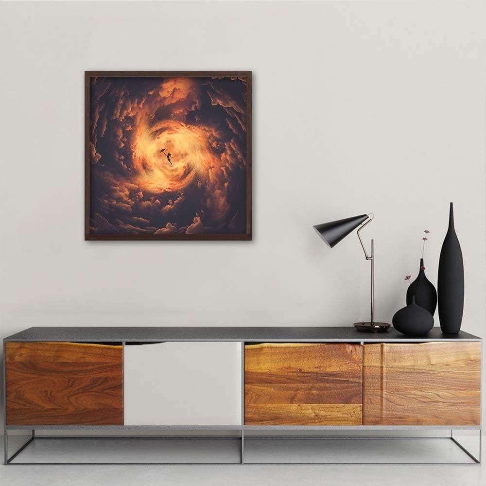 Glezna brūnā rāmī - Lot Mary Poppins Home Trends DECO