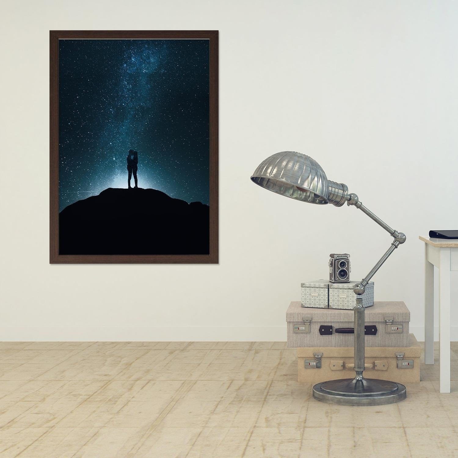 Glezna brūnā rāmī - Love In The Starlight Home Trends DECO