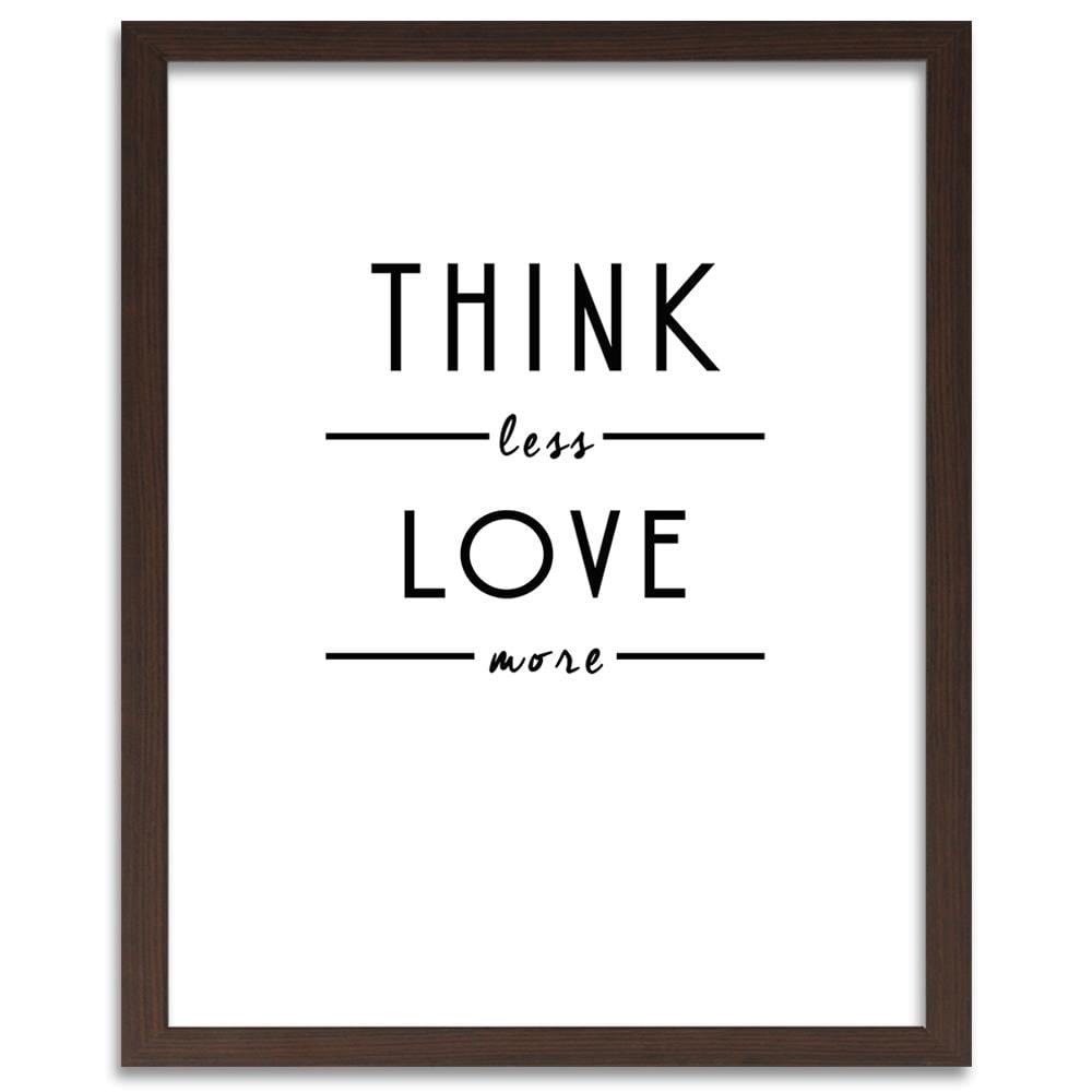 Glezna brūnā rāmī - Love More Home Trends DECO