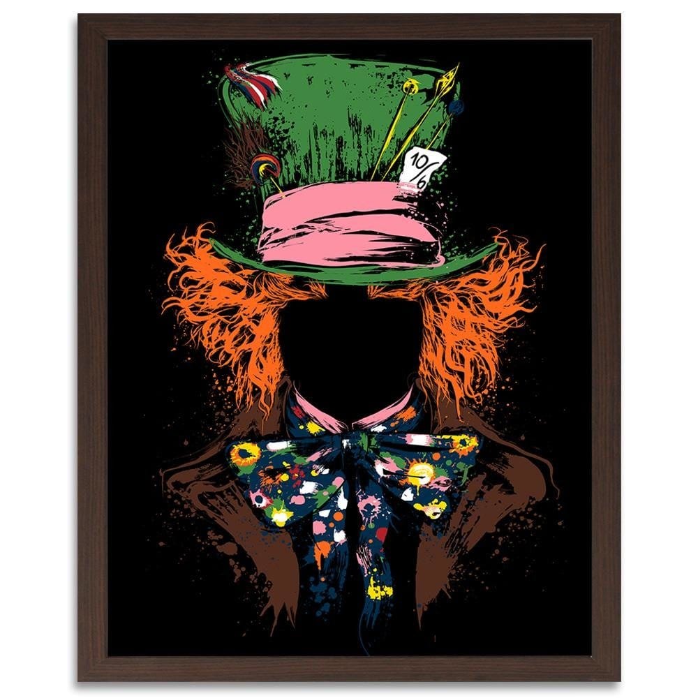 Glezna brūnā rāmī - Mad Hatter Home Trends DECO