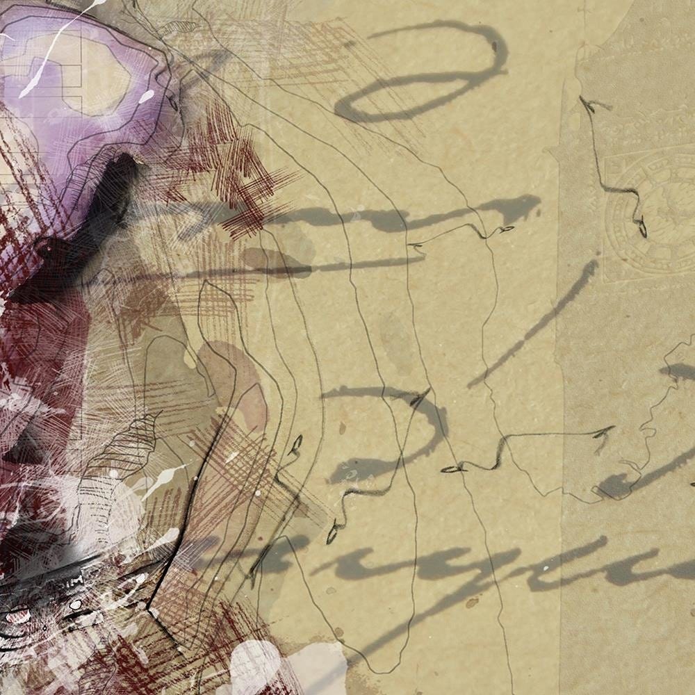 Glezna brūnā rāmī - Man Abstraction Home Trends DECO