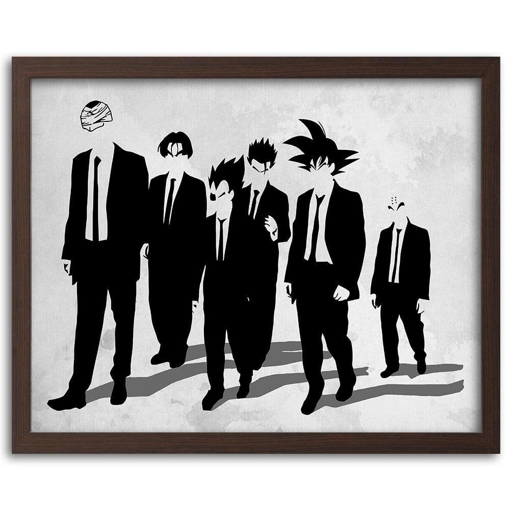 Glezna brūnā rāmī - Man In Black Goku Home Trends DECO