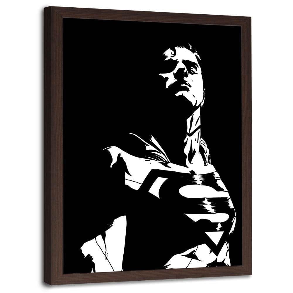 Glezna brūnā rāmī - Man Of Steel 1 Home Trends DECO