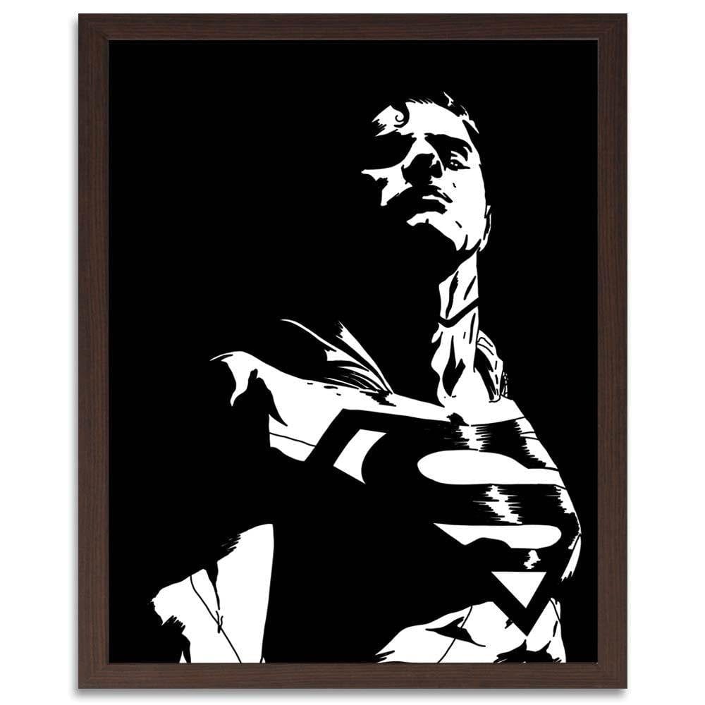 Glezna brūnā rāmī - Man Of Steel 1 Home Trends DECO