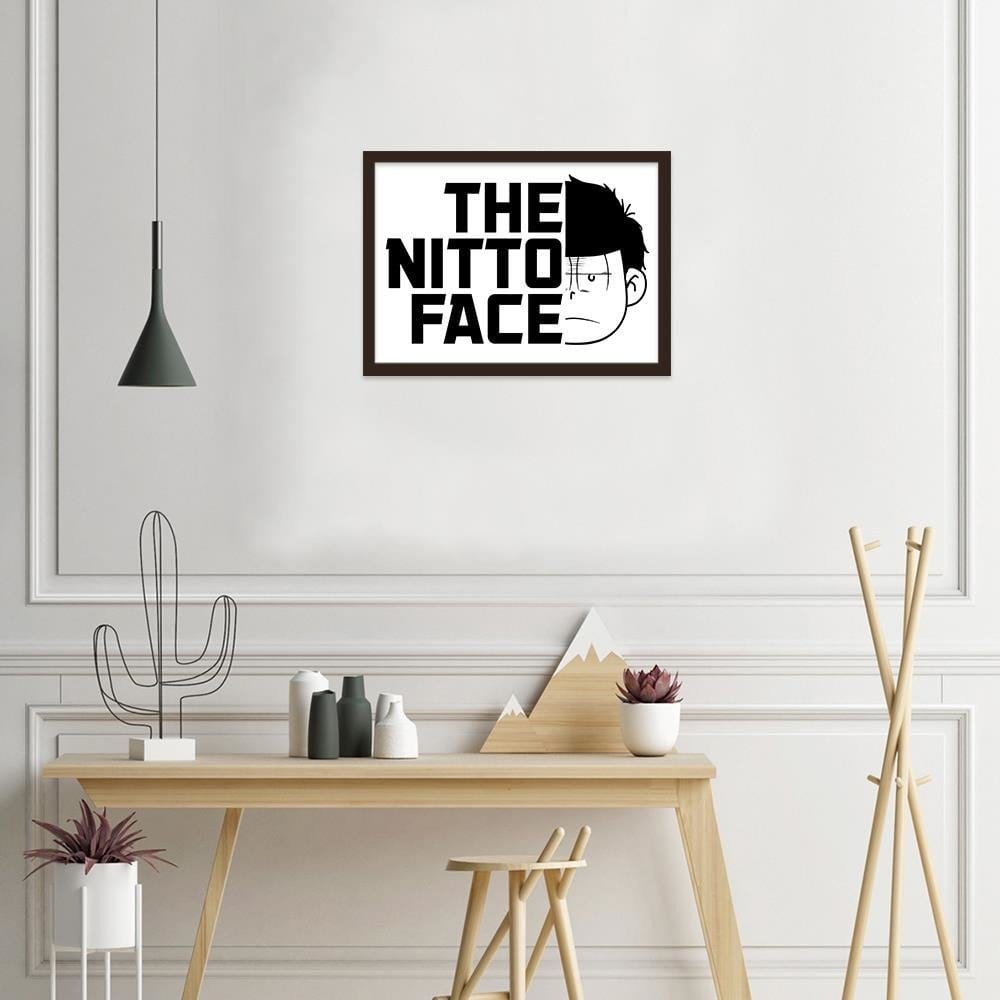Glezna brūnā rāmī - Manga Nitto Face Home Trends DECO
