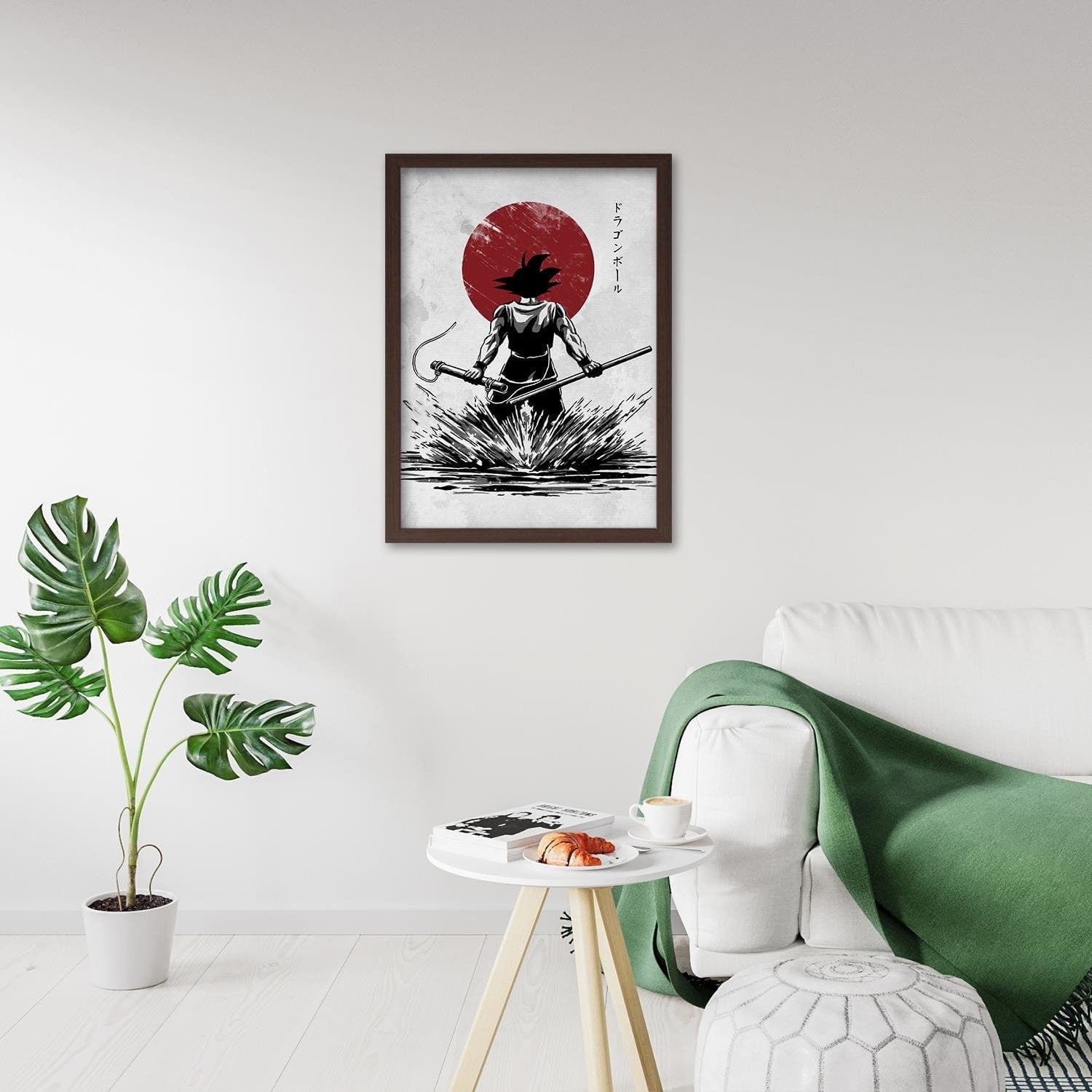 Glezna brūnā rāmī - Manga Warrior Home Trends DECO