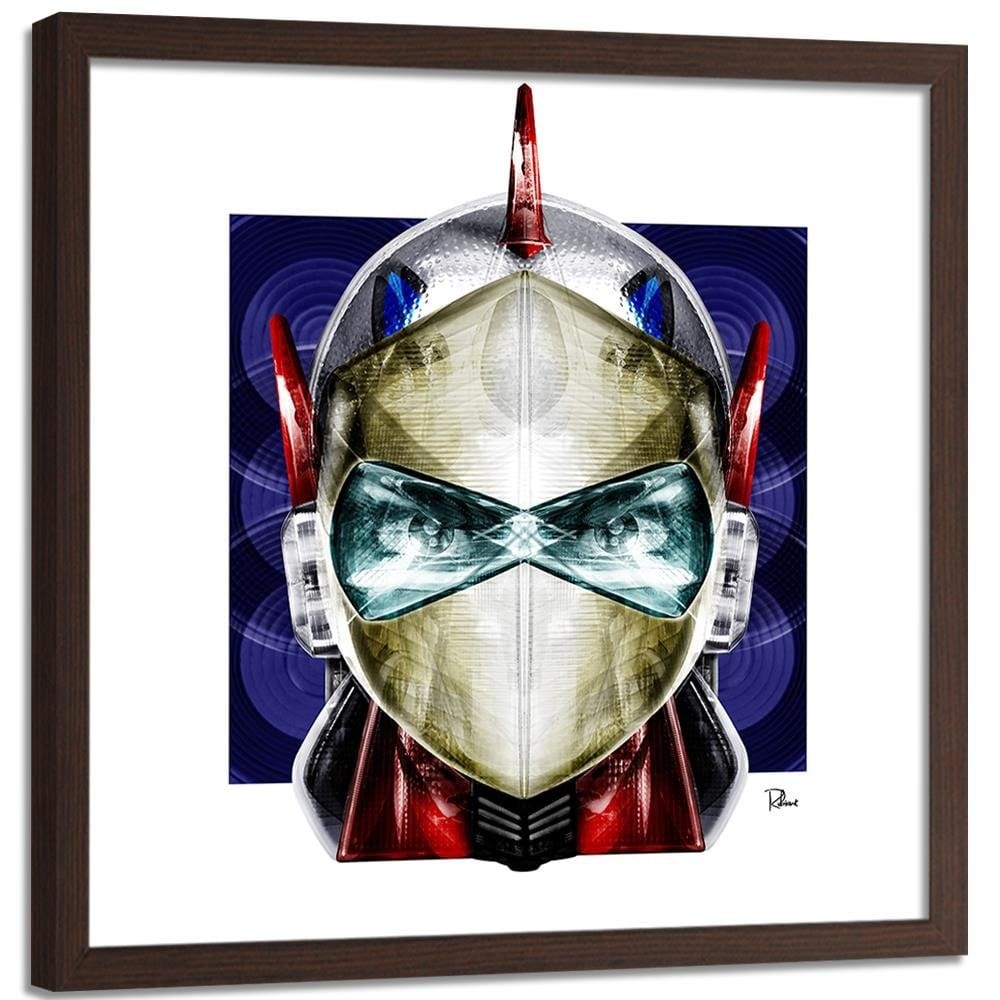 Glezna brūnā rāmī - Mask Japanese Hero Home Trends DECO