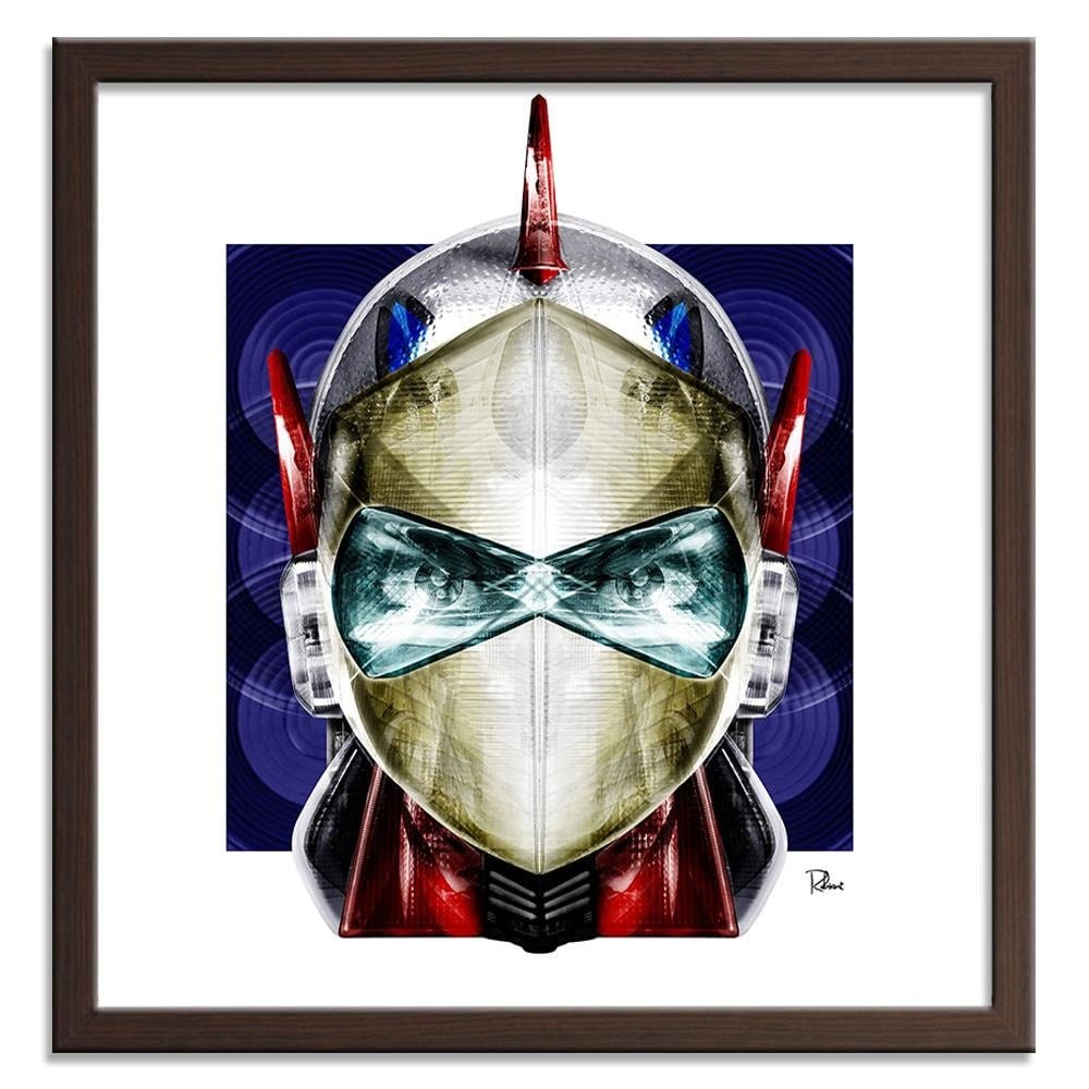 Glezna brūnā rāmī - Mask Japanese Hero Home Trends DECO