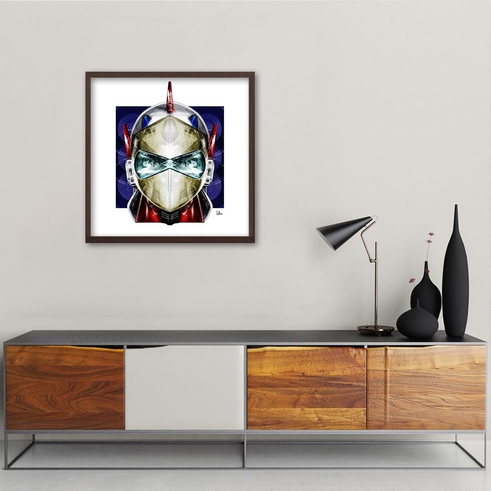 Glezna brūnā rāmī - Mask Japanese Hero Home Trends DECO