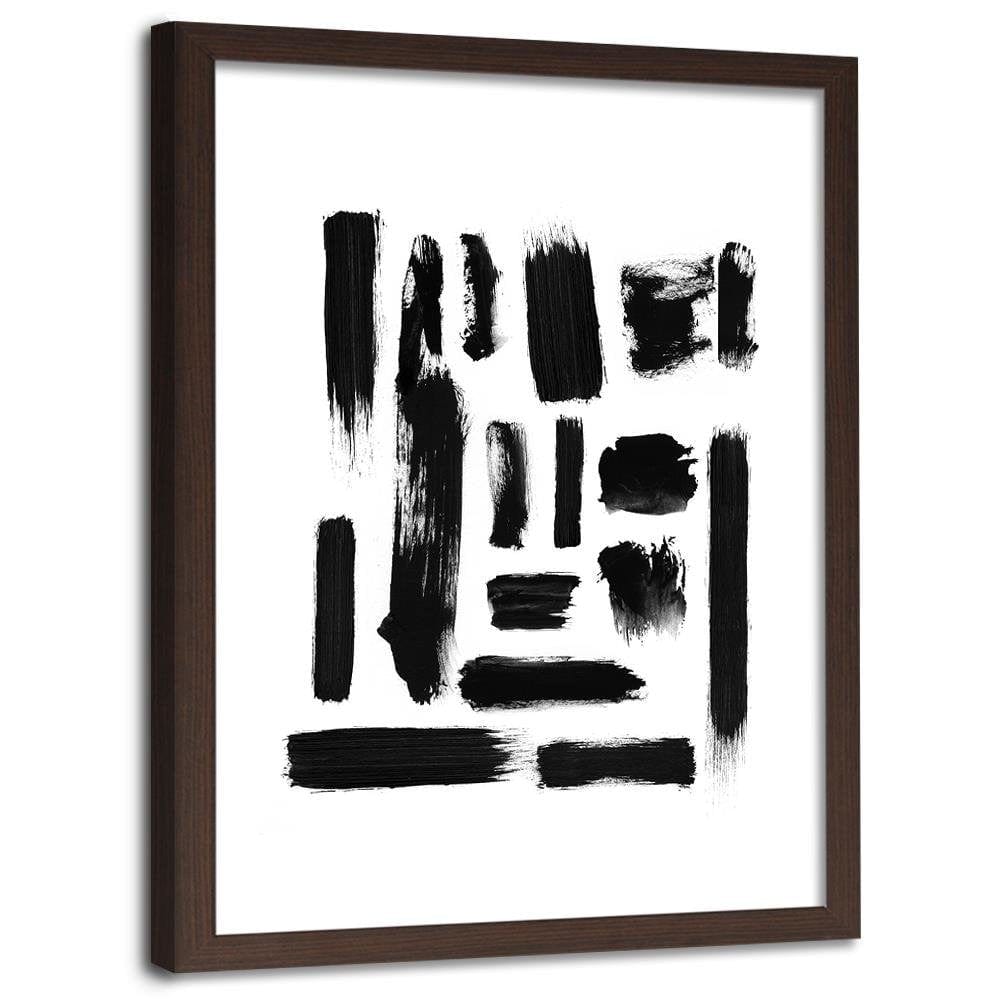 Glezna brūnā rāmī - Maze 1 Home Trends DECO