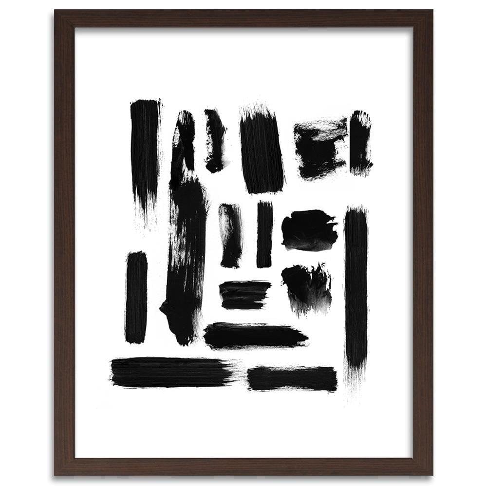 Glezna brūnā rāmī - Maze 1 Home Trends DECO