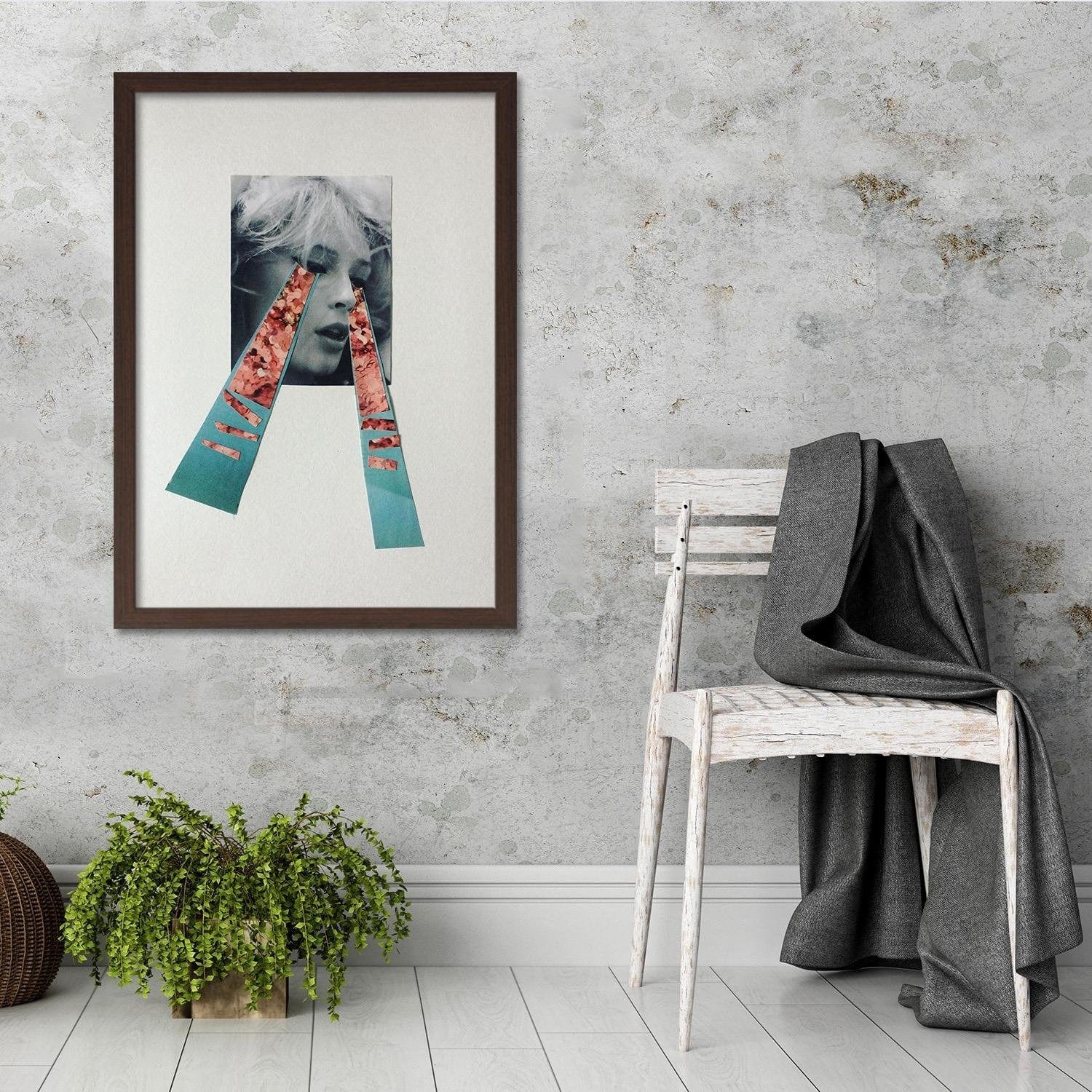 Glezna brūnā rāmī - Minimalist By Artist Home Trends DECO