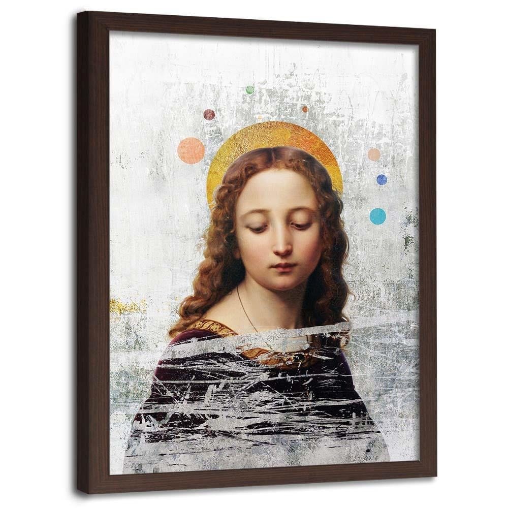 Glezna brūnā rāmī - Mixed Media Home Trends DECO