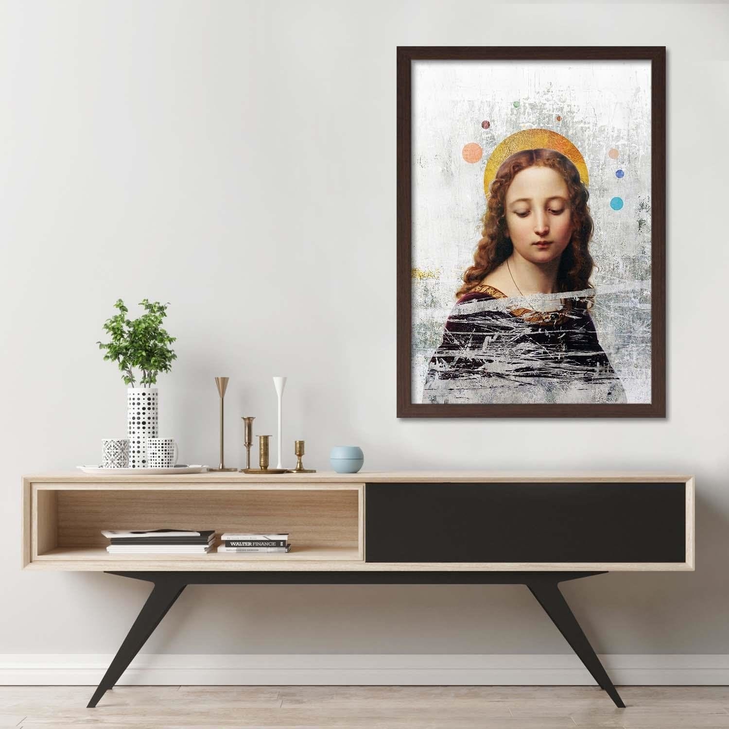 Glezna brūnā rāmī - Mixed Media Home Trends DECO