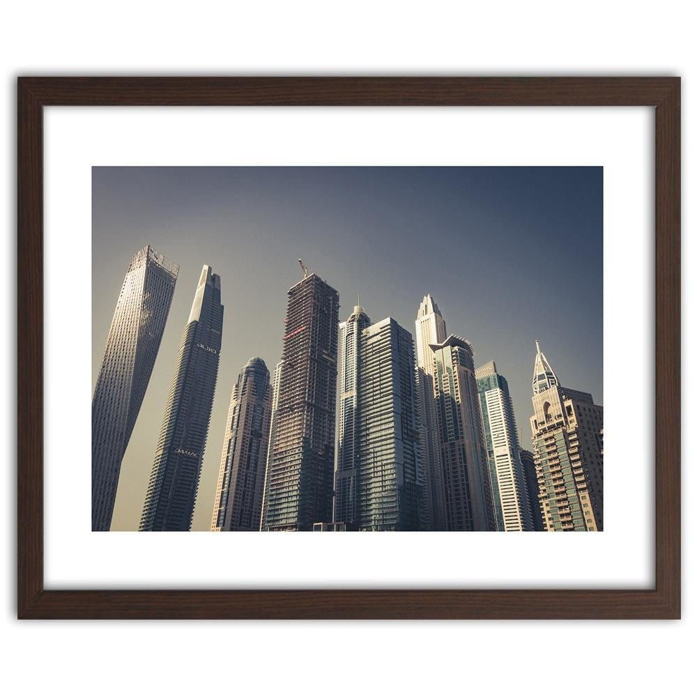 Glezna brūnā rāmī - Modern Architecture In Dubai Home Trends DECO