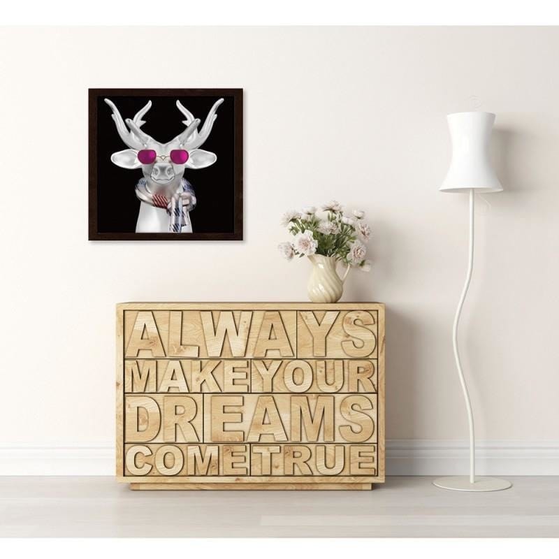 Glezna brūnā rāmī - Modern hipster 2 Home Trends DECO