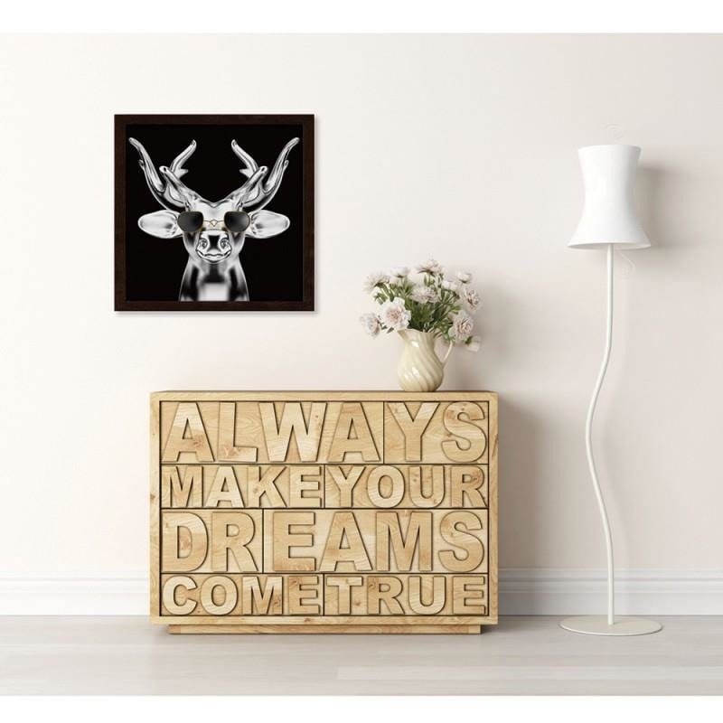 Glezna brūnā rāmī - Modern hipster Home Trends DECO