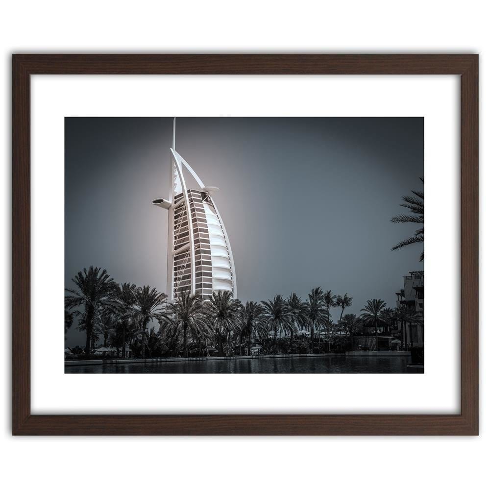 Glezna brūnā rāmī - Modern Hotel In Dubai Home Trends DECO