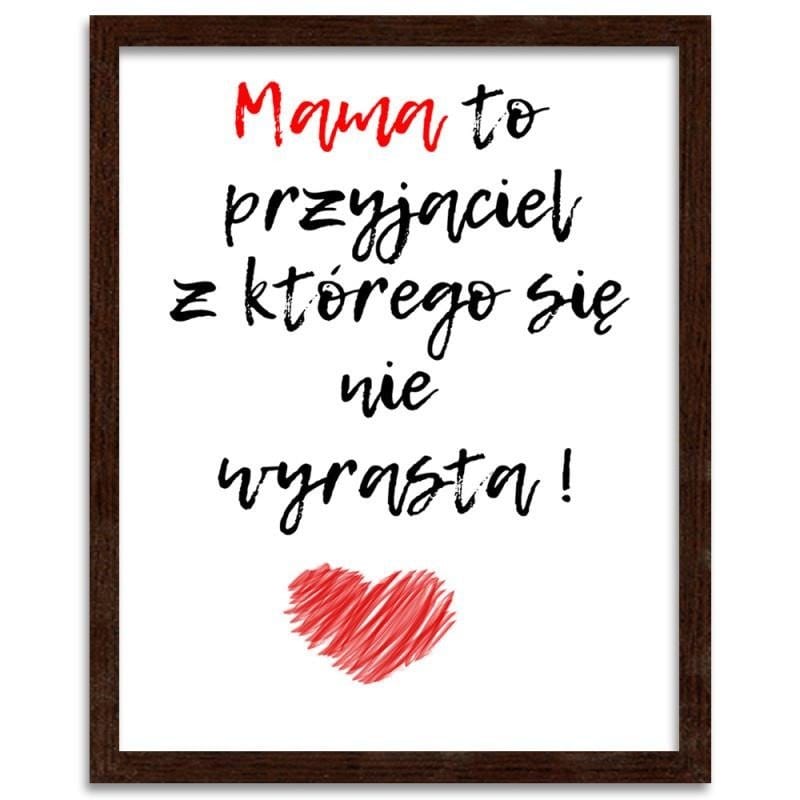 Glezna brūnā rāmī - Mom's a friend. Home Trends DECO