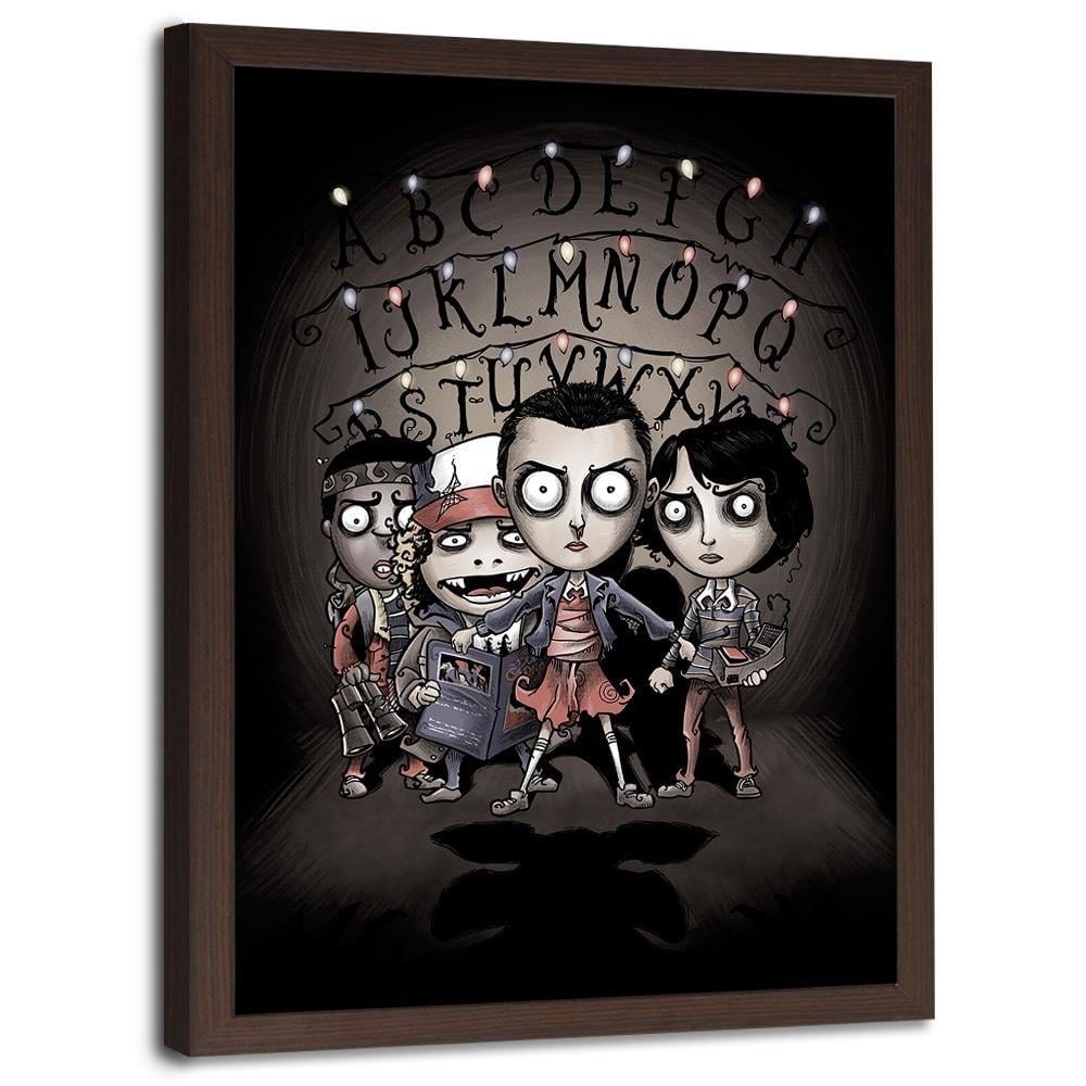 Glezna brūnā rāmī - Monster Slayer Home Trends DECO