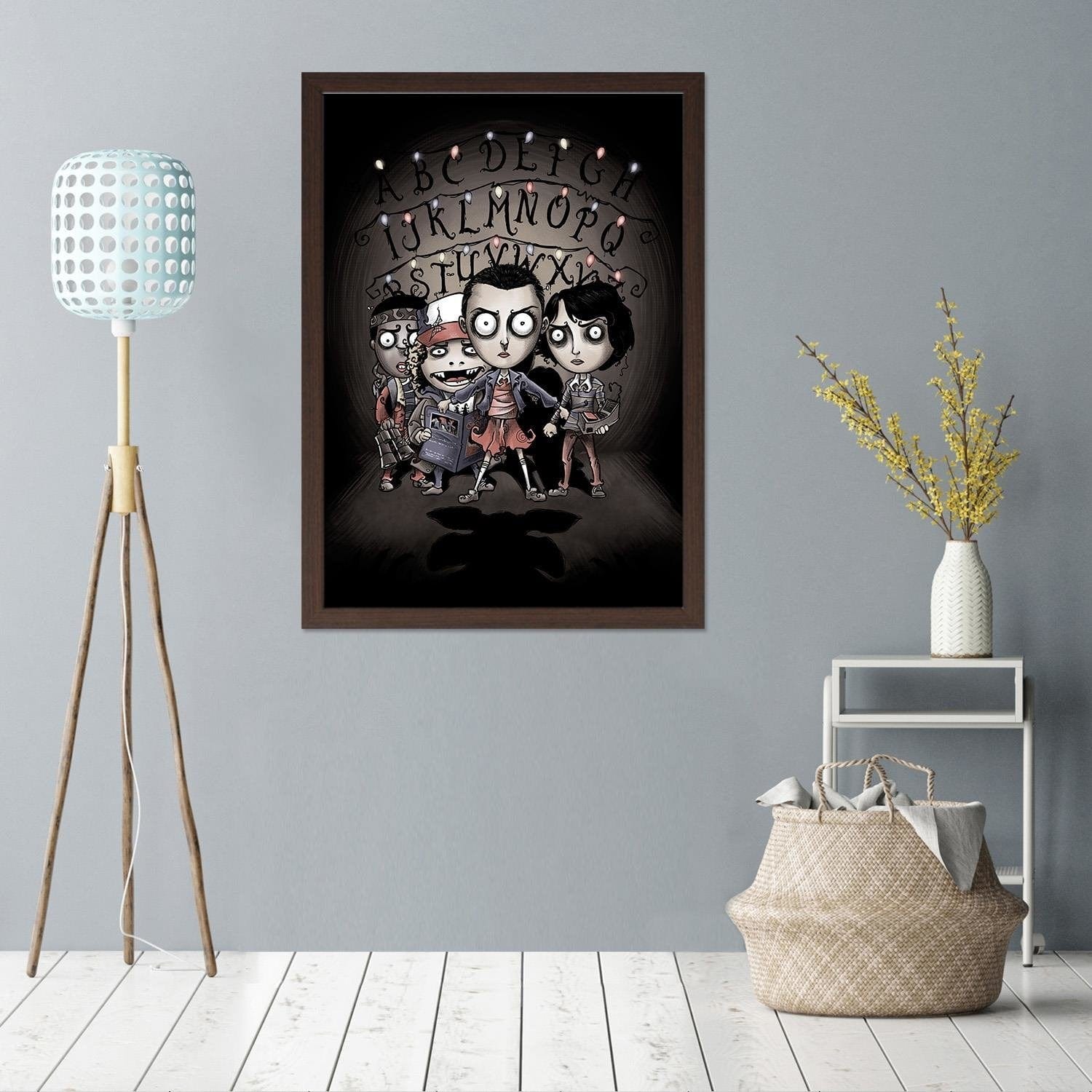 Glezna brūnā rāmī - Monster Slayer Home Trends DECO