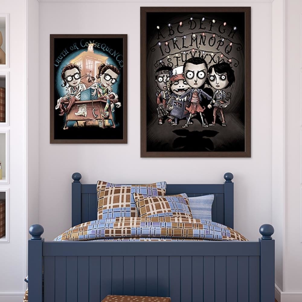 Glezna brūnā rāmī - Monster Slayer Home Trends DECO