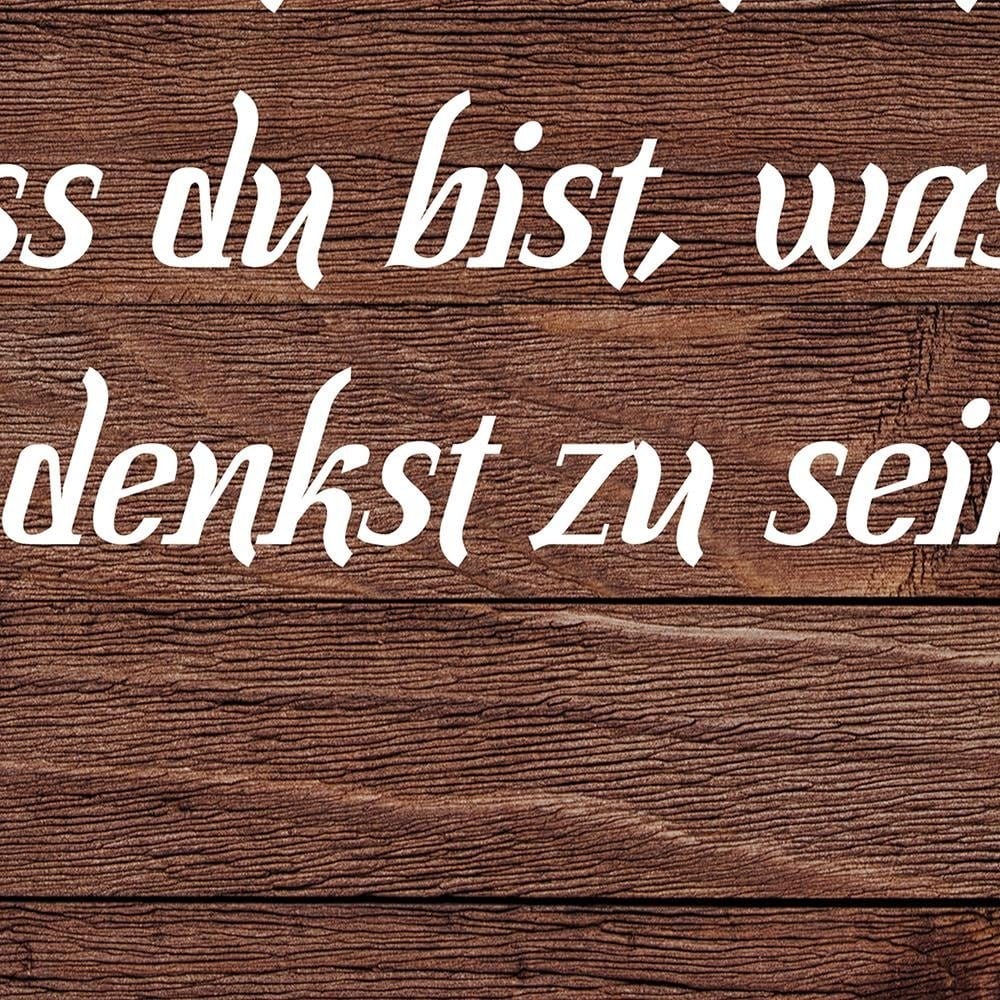 Glezna brūnā rāmī - Motto Dog Home Trends DECO