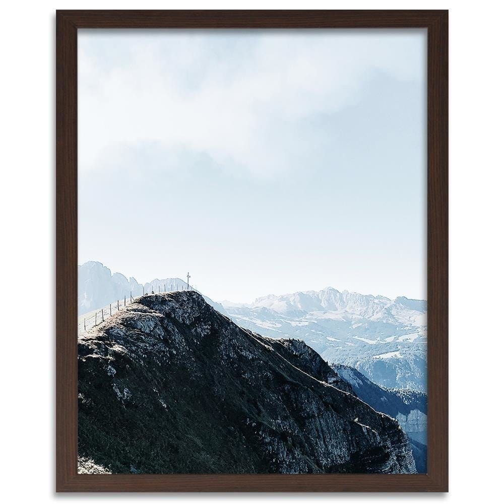 Glezna brūnā rāmī - Mountain Trail Home Trends DECO