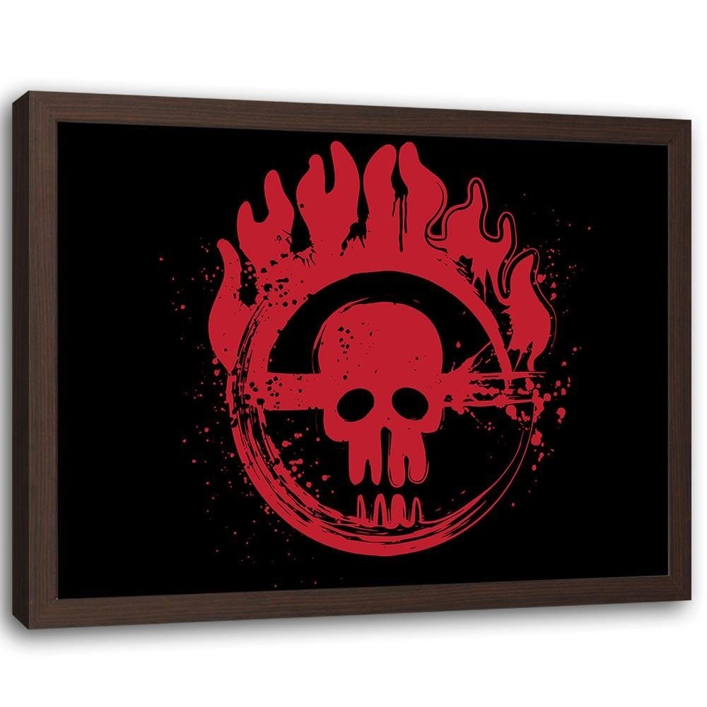 Glezna brūnā rāmī - Movie Morife Home Trends DECO