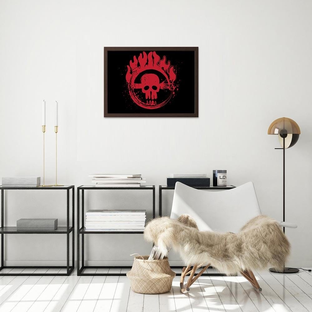 Glezna brūnā rāmī - Movie Morife Home Trends DECO