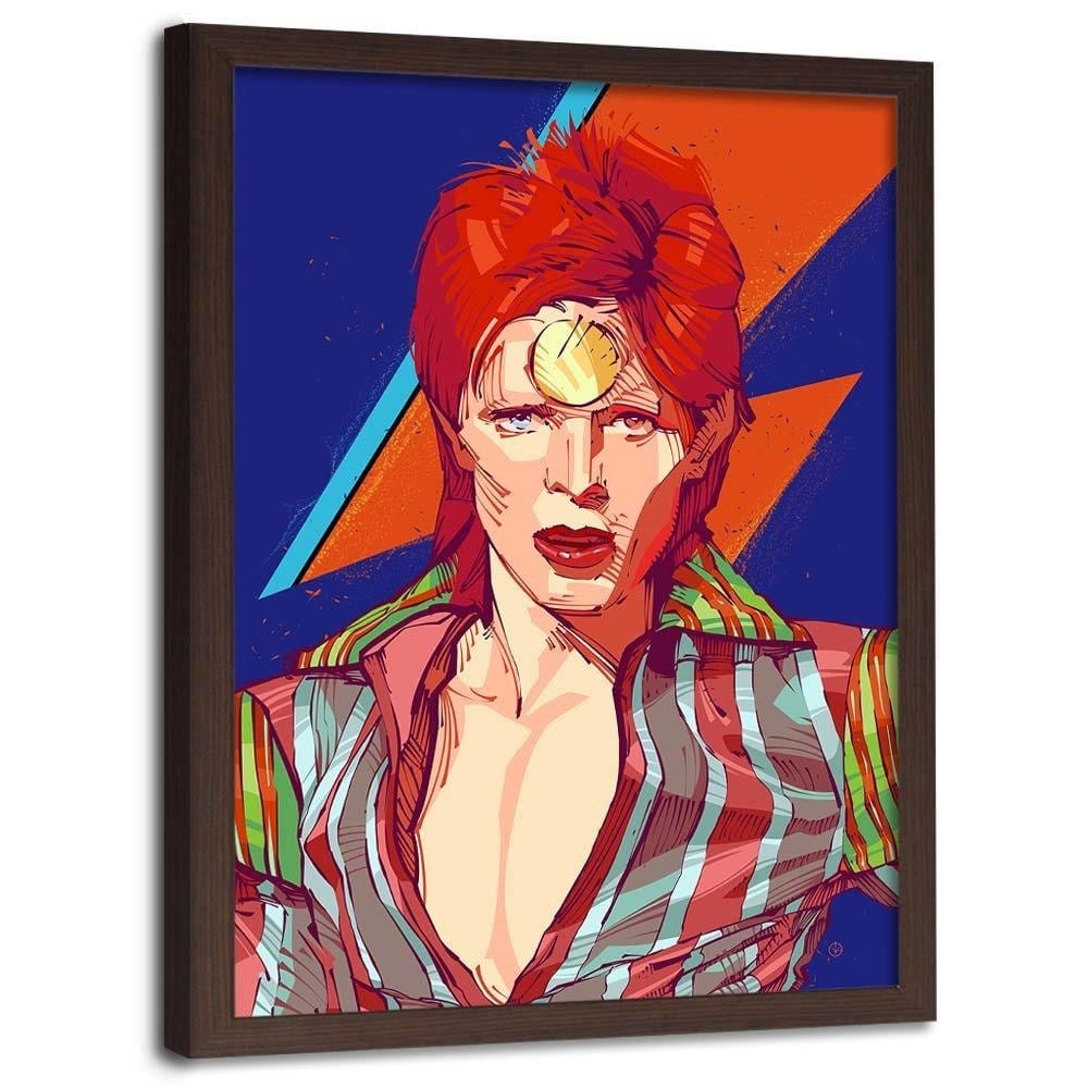 Glezna brūnā rāmī - Music Legend Home Trends DECO