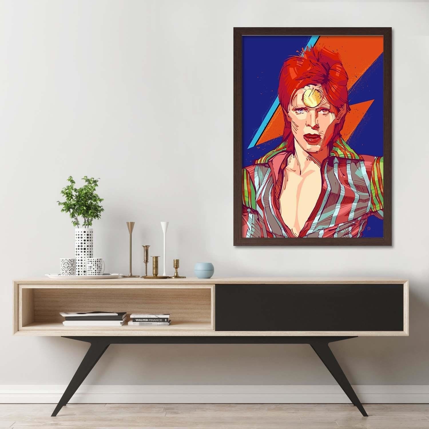 Glezna brūnā rāmī - Music Legend Home Trends DECO