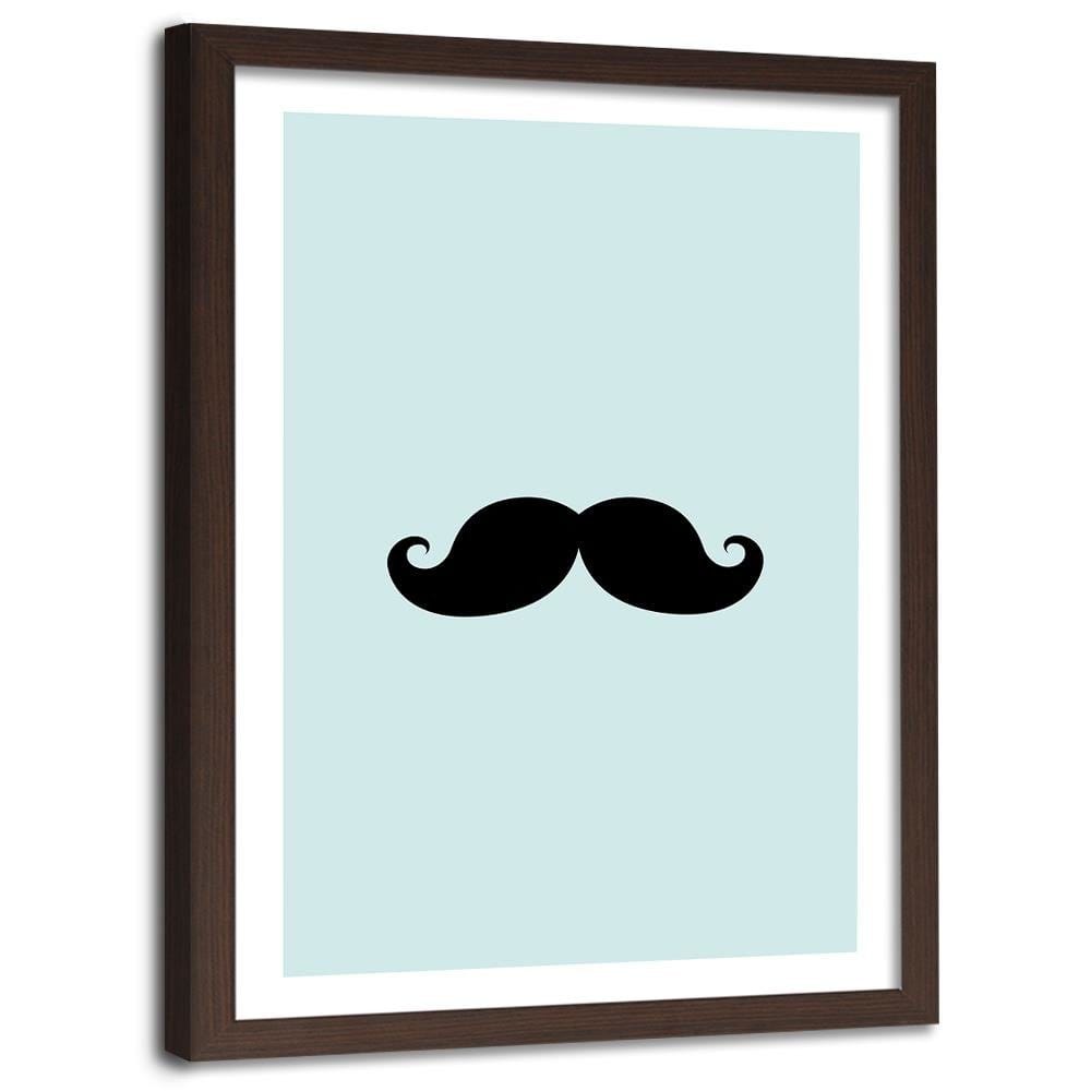 Glezna brūnā rāmī - Mustache Home Trends DECO