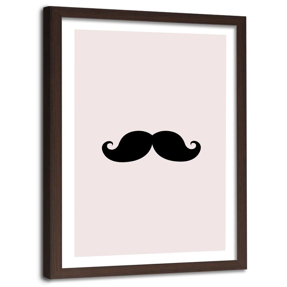 Glezna brūnā rāmī - Mustache Home Trends DECO