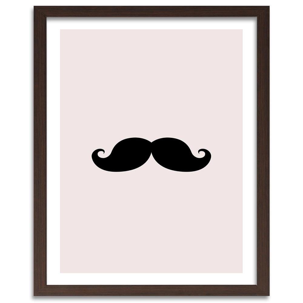 Glezna brūnā rāmī - Mustache Home Trends DECO