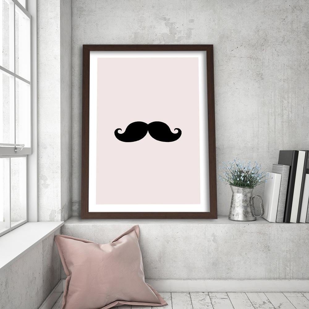Glezna brūnā rāmī - Mustache Home Trends DECO