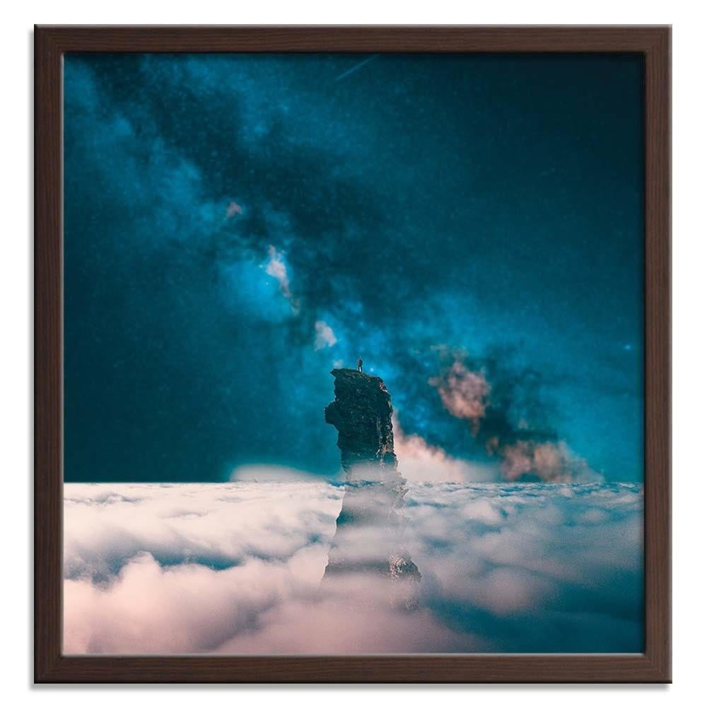 Glezna brūnā rāmī - Night In The Clouds Home Trends DECO