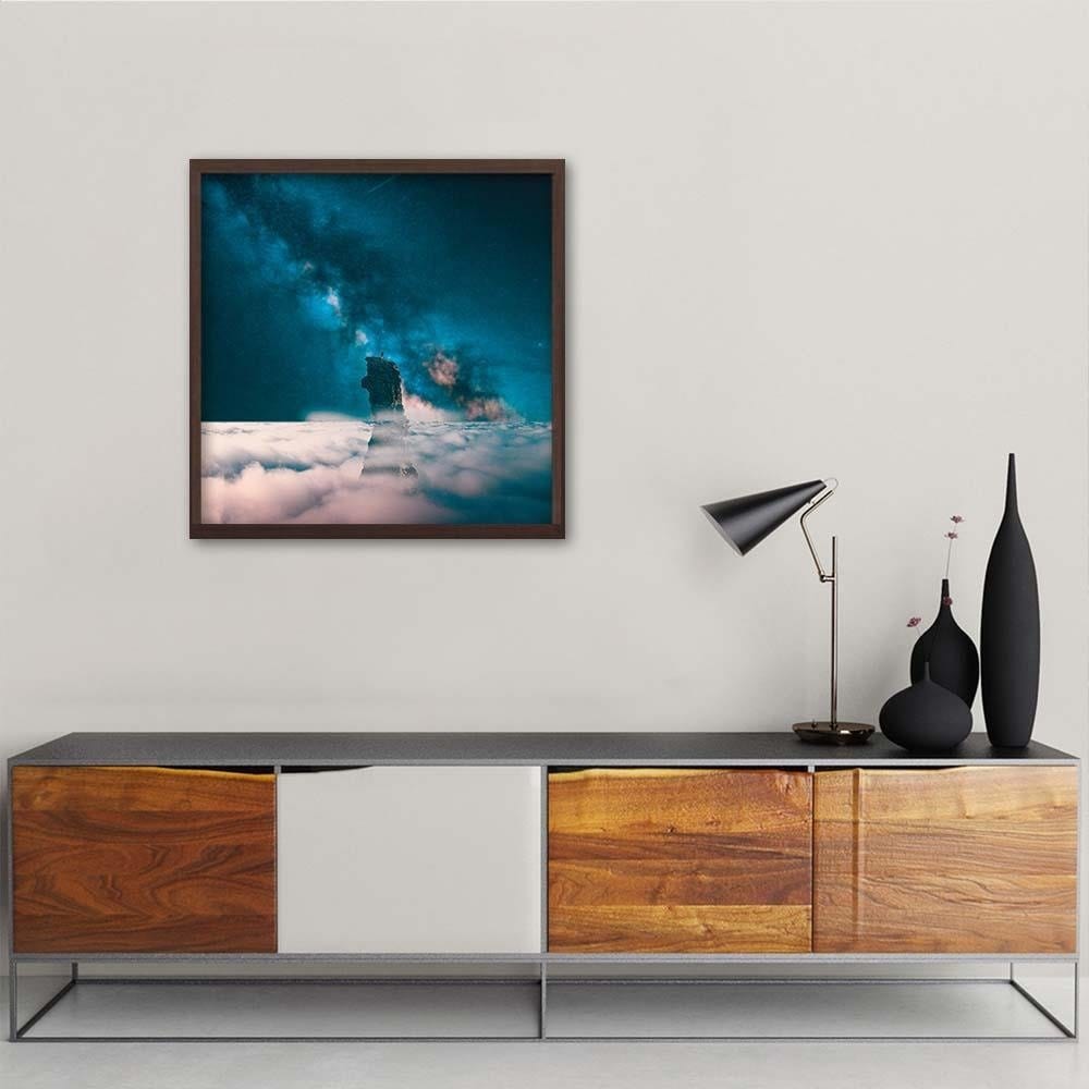 Glezna brūnā rāmī - Night In The Clouds Home Trends DECO