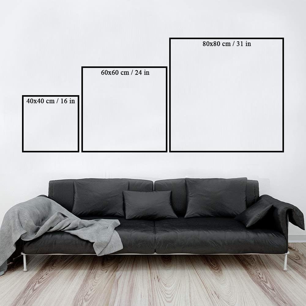 Glezna brūnā rāmī - Night In The Clouds Home Trends DECO