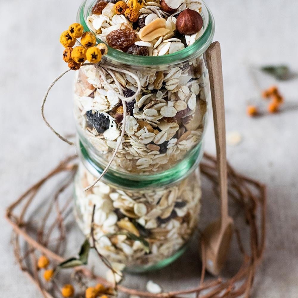 Glezna brūnā rāmī - Oat Flakes Home Trends DECO