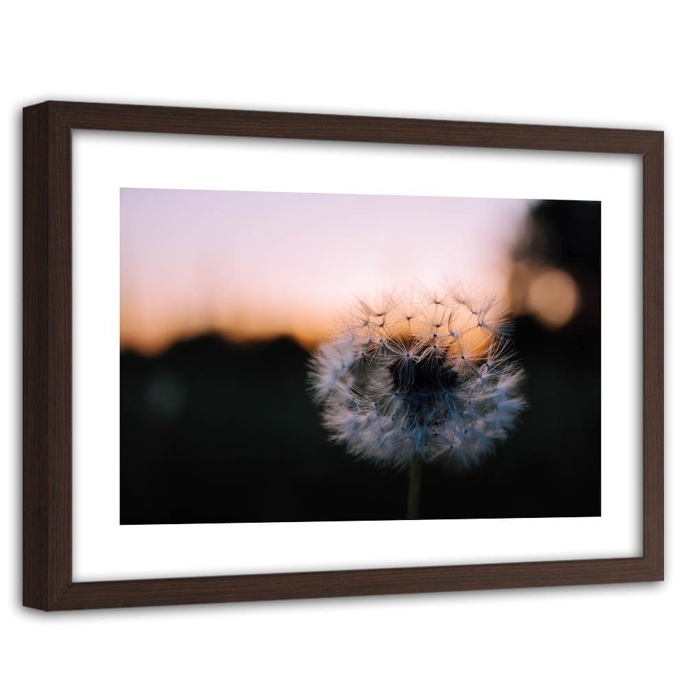 Glezna brūnā rāmī - One Of Dandelion Home Trends DECO