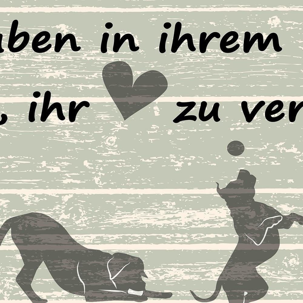 Glezna brūnā rāmī - Operative Dog With Ball Home Trends DECO