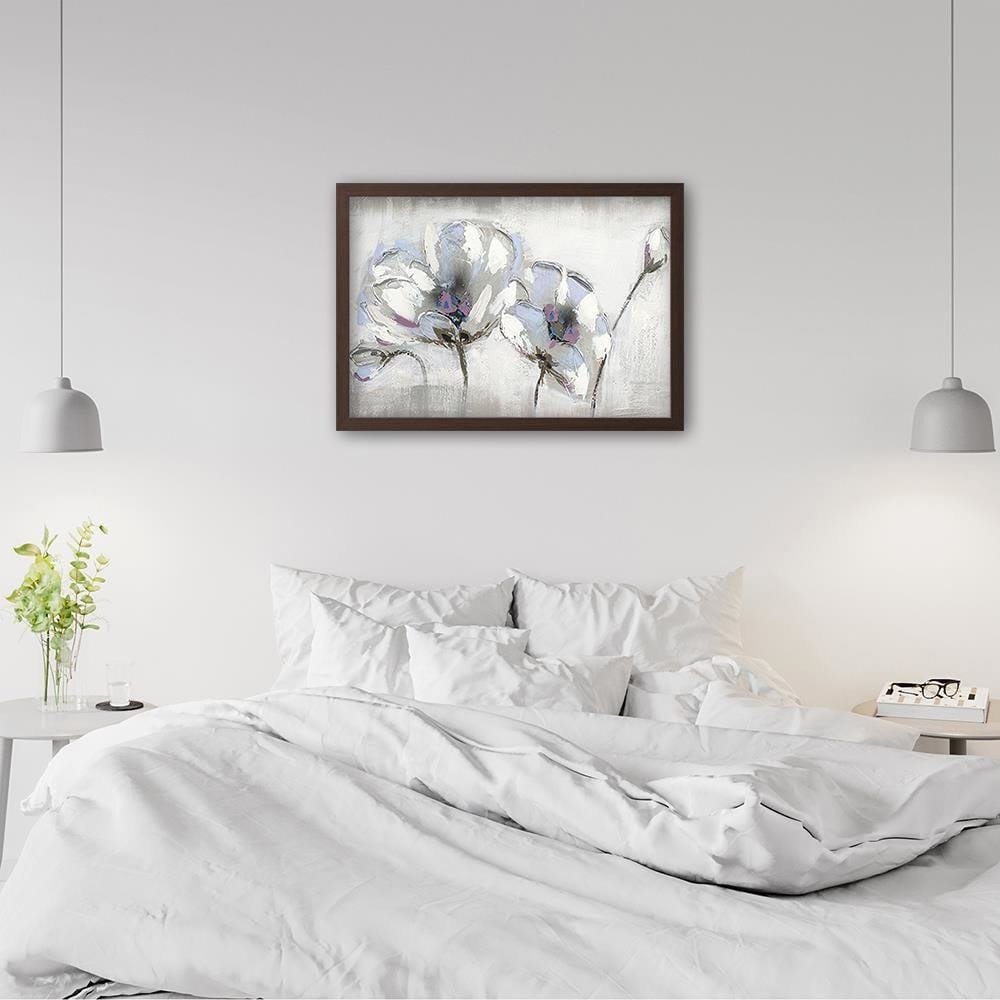 Glezna brūnā rāmī - Orchid Abstraction Home Trends DECO