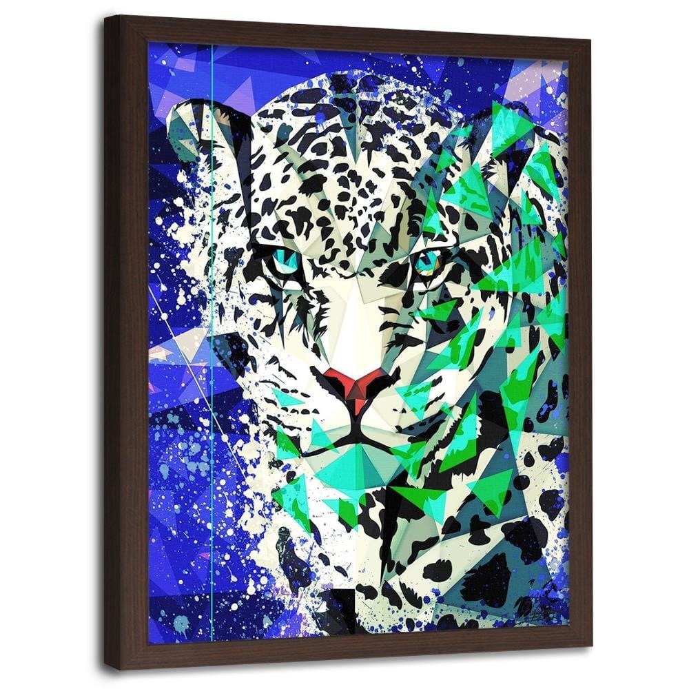 Glezna brūnā rāmī - Painted Jaguar Home Trends DECO