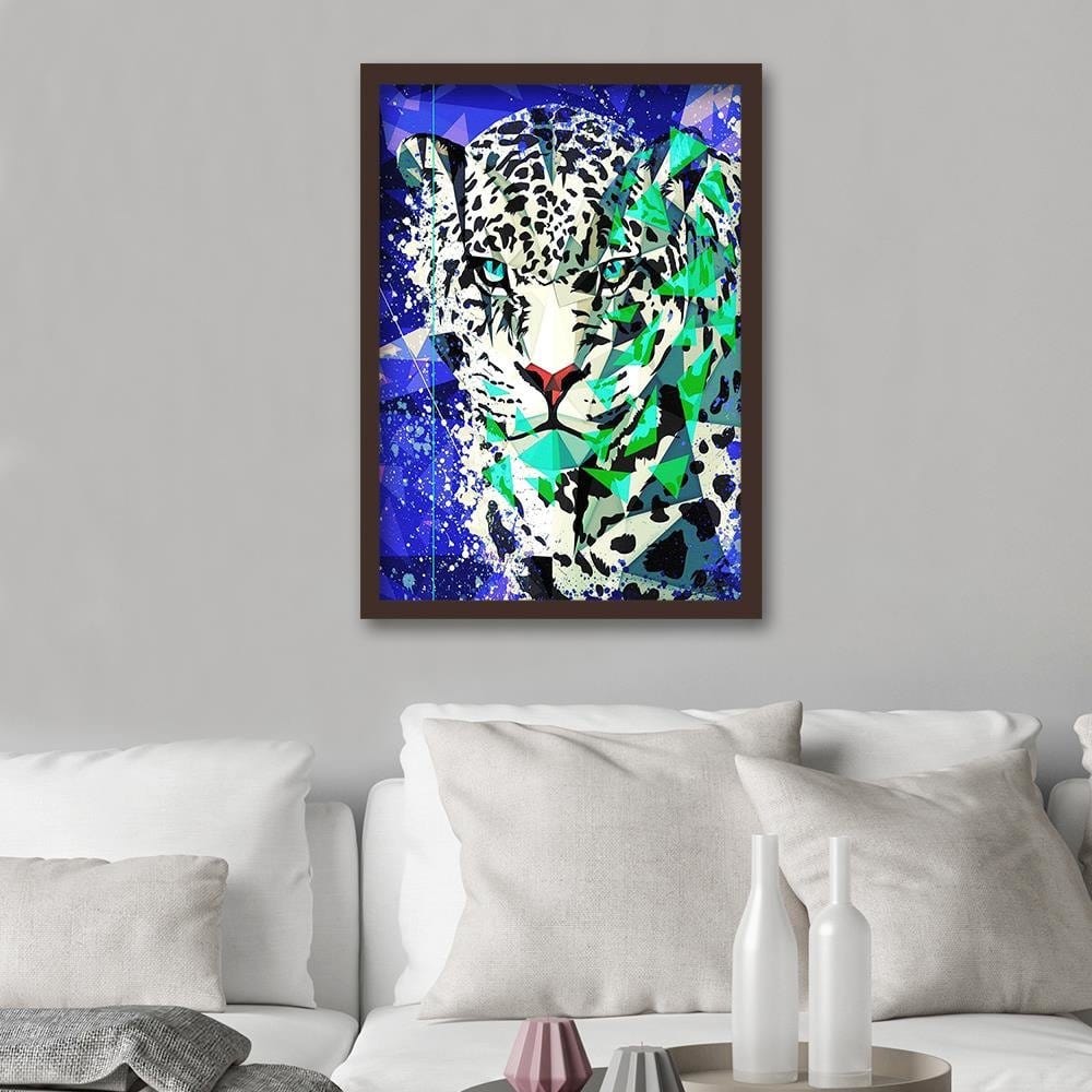 Glezna brūnā rāmī - Painted Jaguar Home Trends DECO